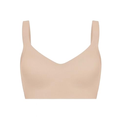 creamy fabrics Seamless Compact Push-Up BH – Damen BH ohne Bügel – Nahtloser bügelloser Push-Up BH mit extra herausnehmbaren Pads – Hebt & formt die Brust – Atmungsaktiv & perfekte Passform von creamy fabrics