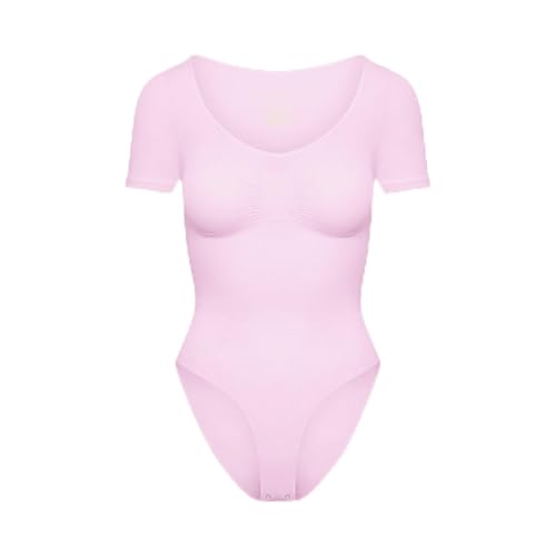 creamy fabrics T-Shirt Bodysuit Shapewear mit Slip – Figurformender Body für Damen – Glättende Sanduhr-Silhouette – Nahtlos, atmungsaktiv & ultraweich – Po-Lifting Effekt & perfekte Passform von creamy fabrics