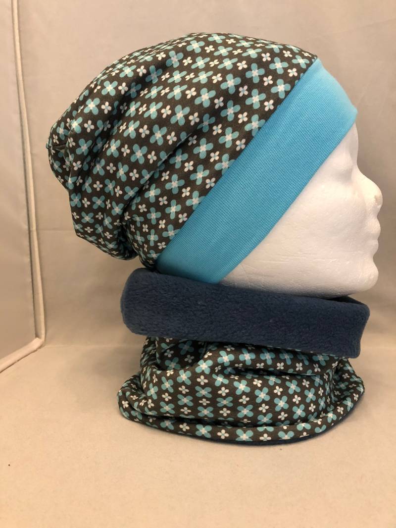 Beanie Und Loop Blumen Ab Ku 41 Bis 57 von createdbyPfeffi