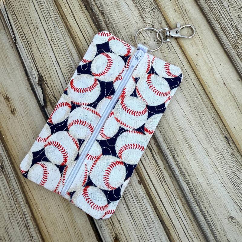 Baseball Kleine Reißverschlusstasche, Schlüsselanhänger Brieftasche, Reißverschluss Kreditkartenhalter, Ausweishalter, Schlüsselbund Geschenkidee Baseball Kleine Reißverschlusstasche, Schlüsselanhänger Brieftasche, Reißverschluss Kreditkartenhalter, Ausweishalter, Schlüsselbund Geschenkidee von createdbydanielle1
