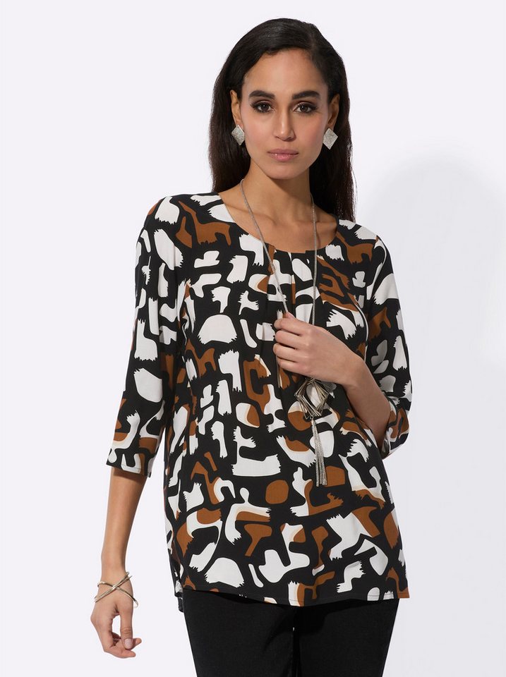 creation L Klassische Bluse Druckbluse . von creation L