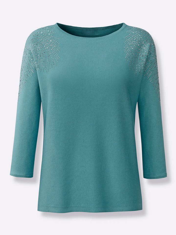 creation L Strickpullover 3/4 Arm-Pullover . von creation L