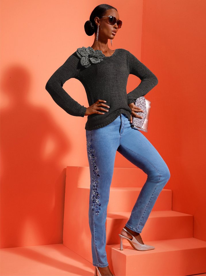 creation L Strickpullover Ajourpullover . von creation L