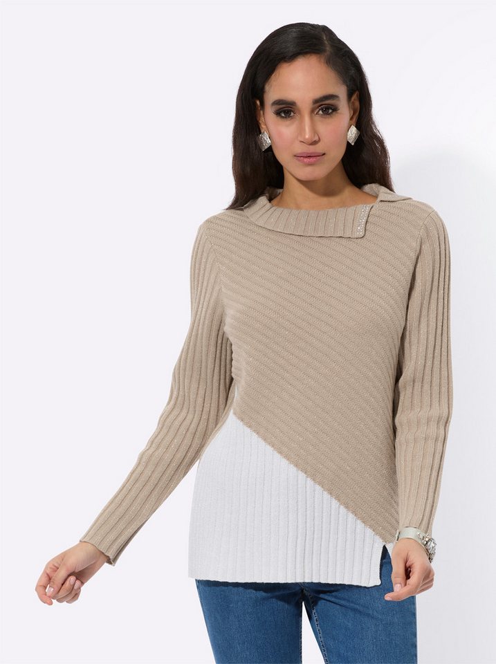 creation L Strickpullover Jacquard-Pullover . von creation L