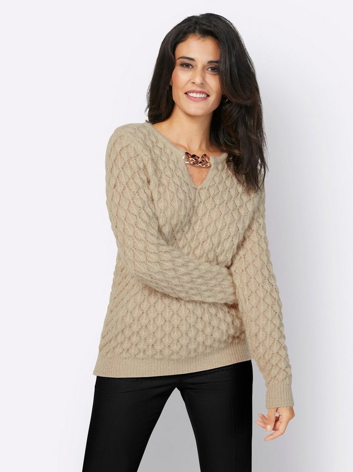 creation L Strickpullover Ajourpullover . von creation L