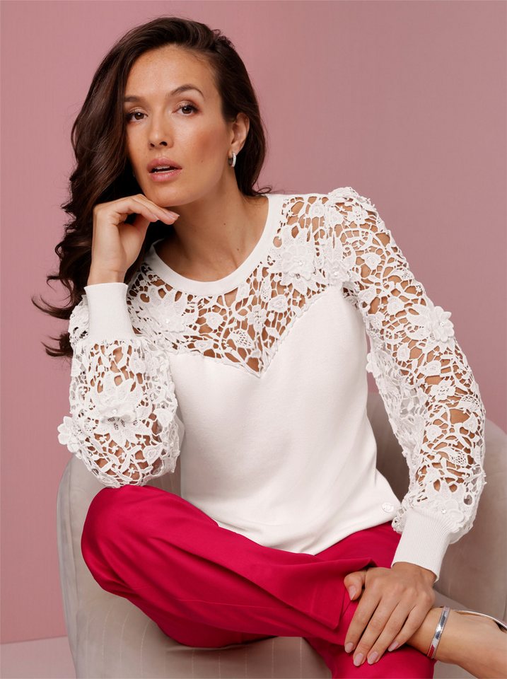 creation L Strickpullover Rundhalspullover . von creation L