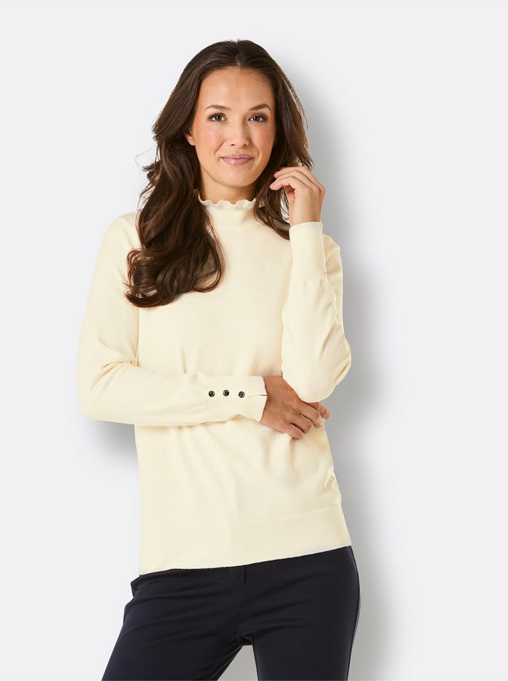 creation L Strickpullover Stehkragenpullover von creation L