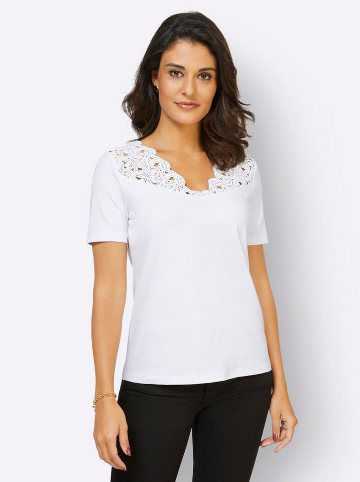 creation L T-Shirt Spitzenshirt . von creation L