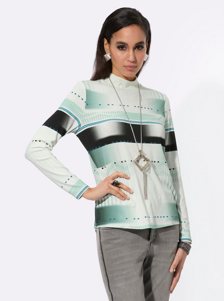 creation L T-Shirt Stehkragenshirt creation L T-Shirt Stehkragenshirt von creation L