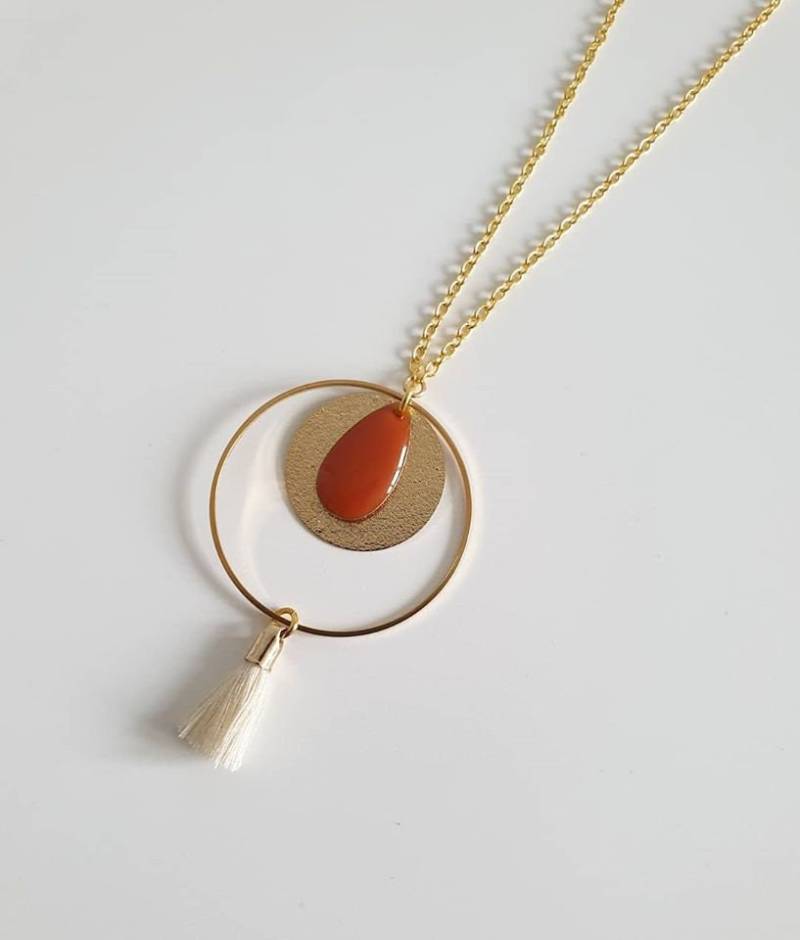 Quastenkette, Tropfenkette, Goldene Quasten - Und Tropfenkette Quastenkette, Tropfenkette, Goldene Quasten - Und Tropfenkette von creationsdejustine