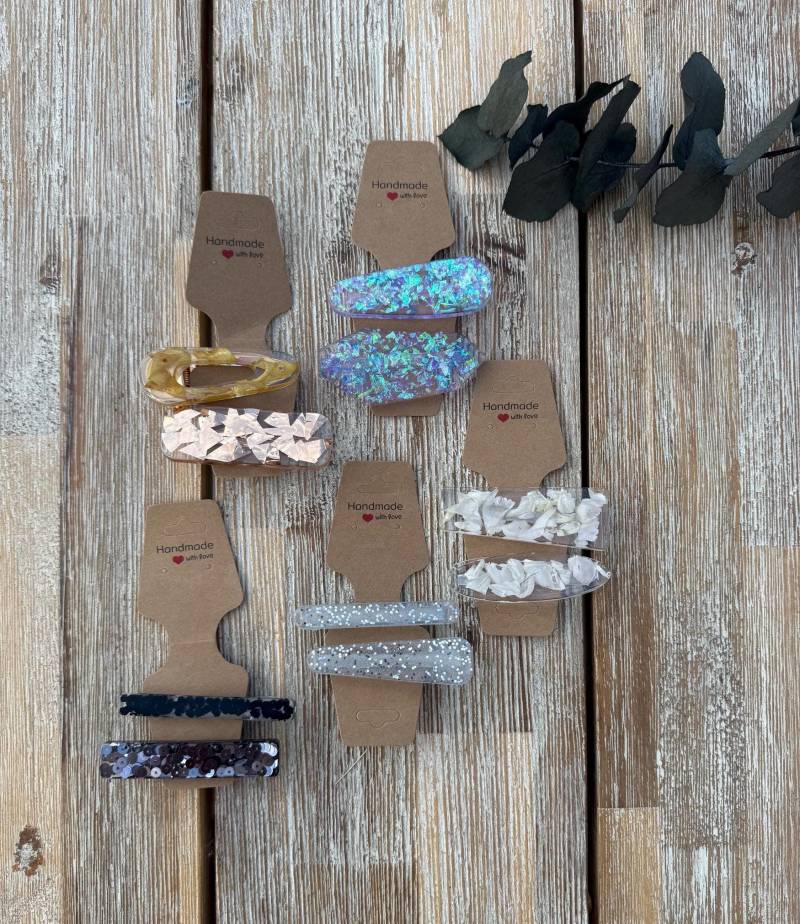 Handgemachte Haarspangen Aus Resin | Epoxidharz | Haaraccessoire Modern Haarklammer Handgemachte Haarspangen Aus Resin | Epoxidharz | Haaraccessoire Modern Haarklammer von creationslkv