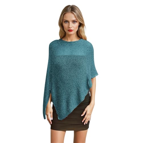 creazioni unique Poncho Damen Elegant Italian Design - Ehefrau und Mutter Geschenk - Thermo-Viskosenetz-Schal für Frauen mit Kirschblüten-Essenz (Öl) von creazioni unique