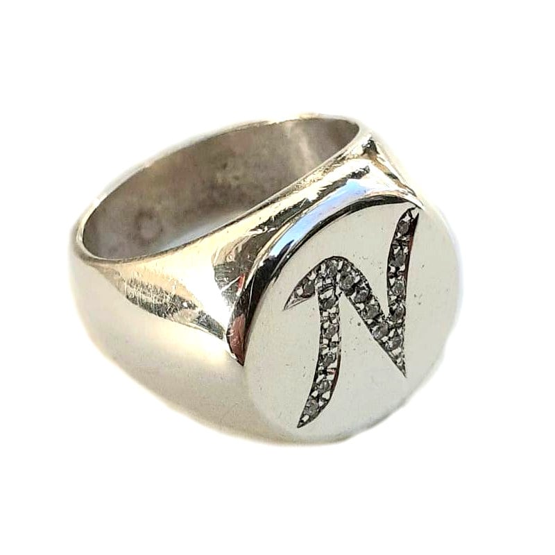 925 Silber Chevalier Ring von creazioniorafe