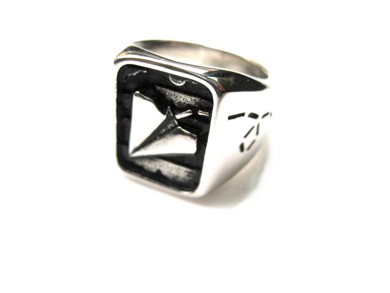 925 Silber Flugzeugring von creazioniorafe