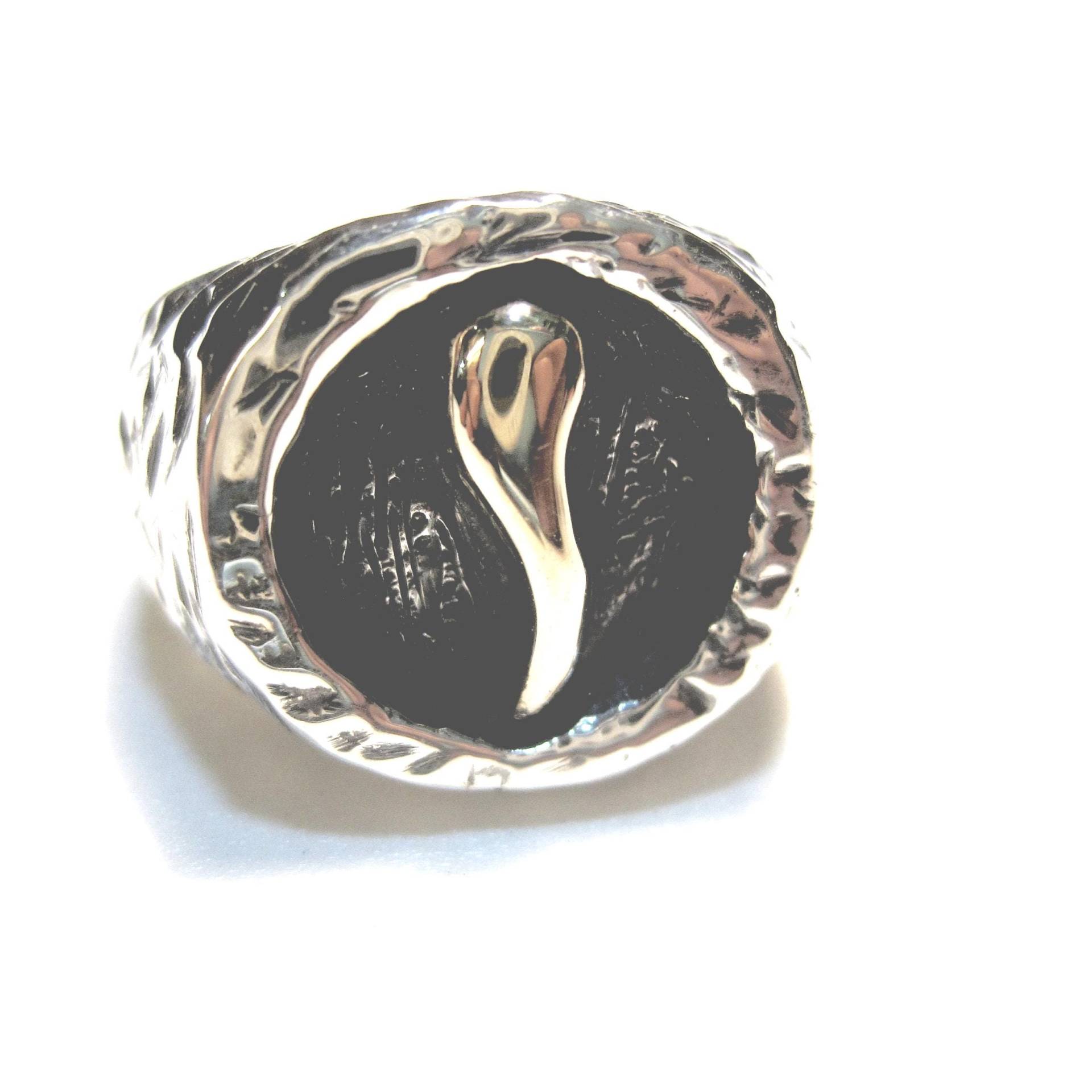 925 Silber Hornring von creazioniorafe
