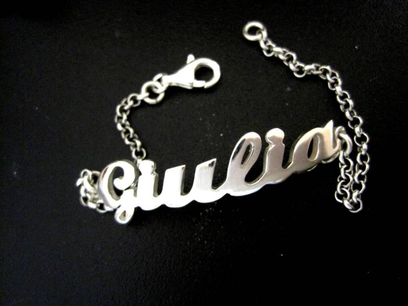 925 Silber Namensarmband 925 Silber Namensarmband von creazioniorafe