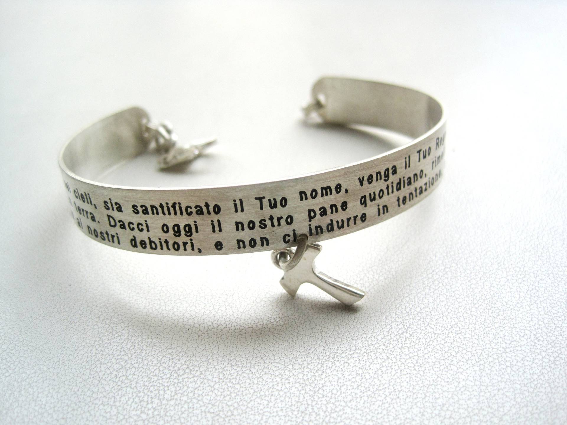 925 Silberarmband Mit Gebet von creazioniorafe