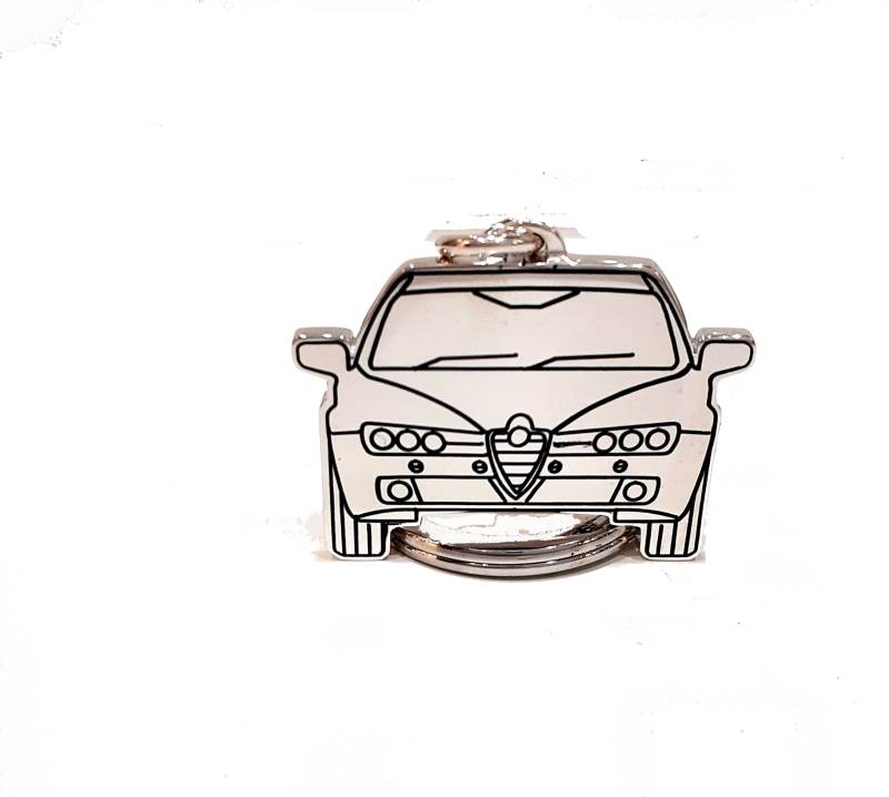 Alfa Romeo Silber Schlüsselanhänger von creazioniorafe