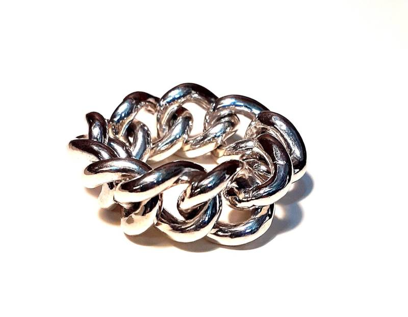 Kettenring Aus 925Er Silber von creazioniorafe