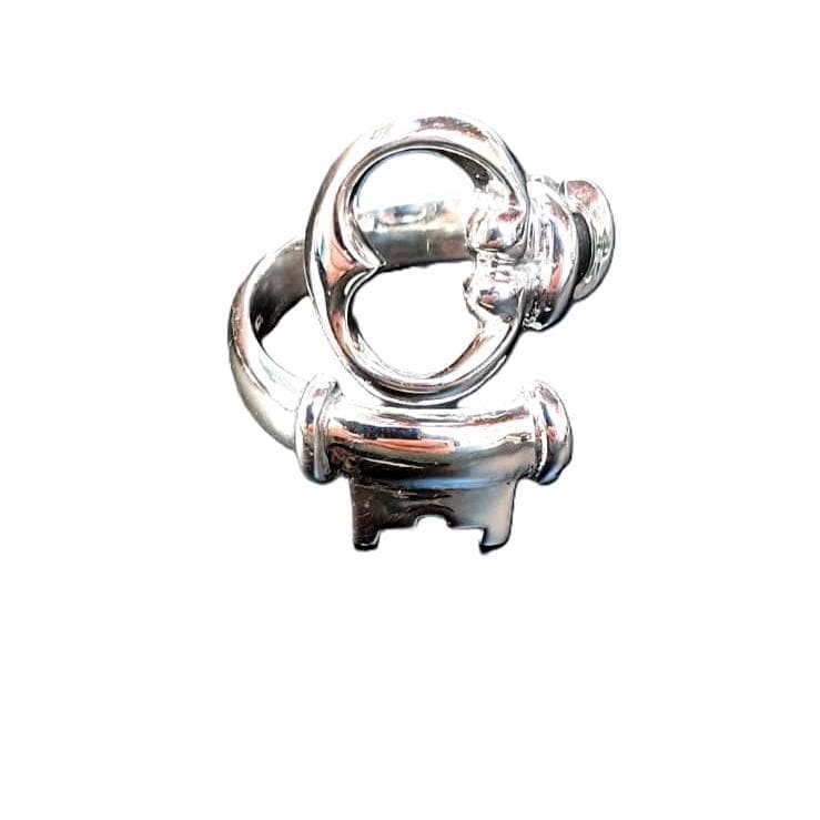 Schlüsselanhänger Aus 925Er Silber Schlüsselanhänger Aus 925Er Silber von creazioniorafe