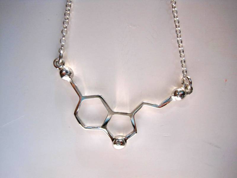 Serotonin-Halskette Aus Massivem 925Er Silber von creazioniorafe