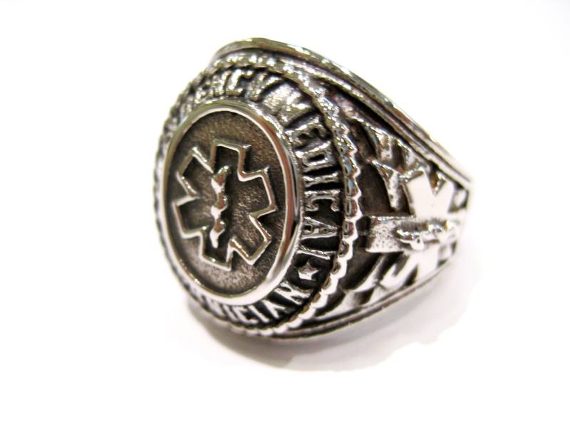 Silber Caduceus Ring von creazioniorafe