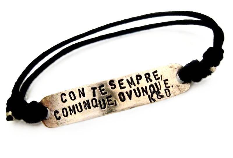 Silberarmband Mit Gravur Silberarmband Mit Gravur von creazioniorafe