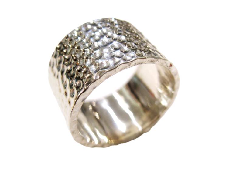 Silberner Bandring von creazioniorafe