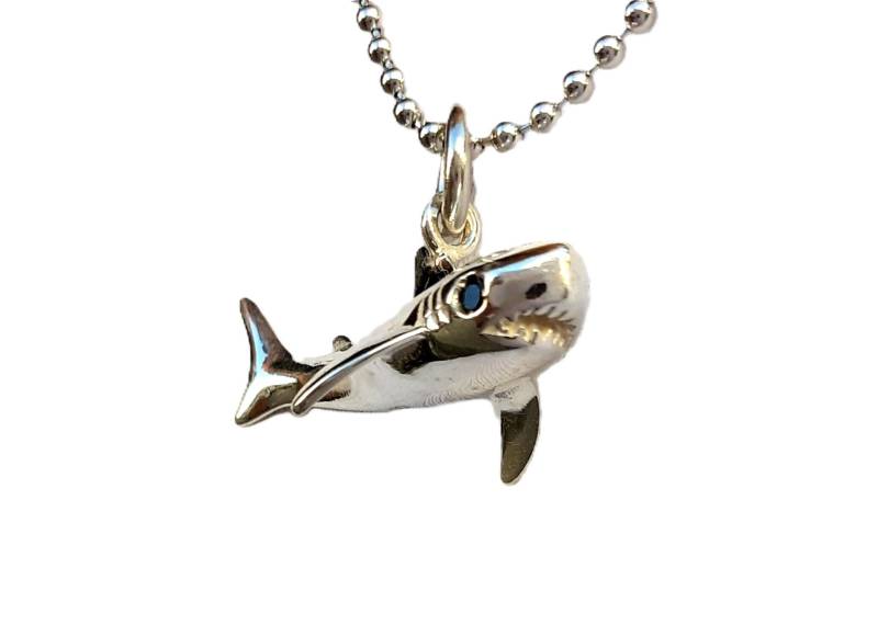 Silberner Hai-Anhänger von creazioniorafe
