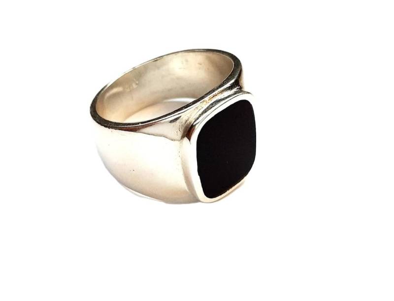 Silberner Herrenring von creazioniorafe