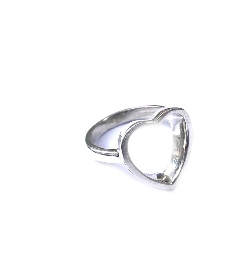 Silberner Herzring von creazioniorafe