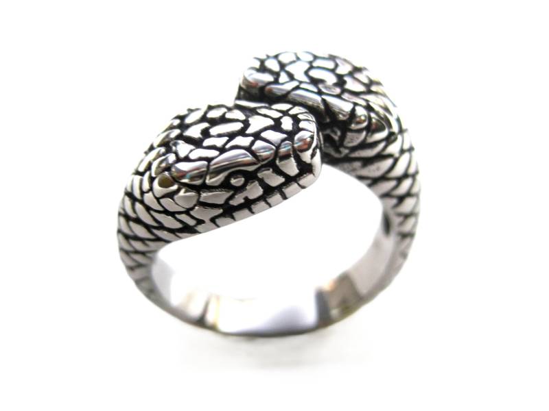 Silberner Schlangenring von creazioniorafe
