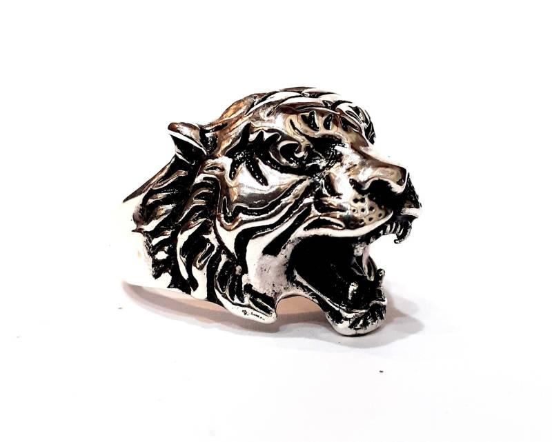 Tigerring Aus 925Er Silber von creazioniorafe
