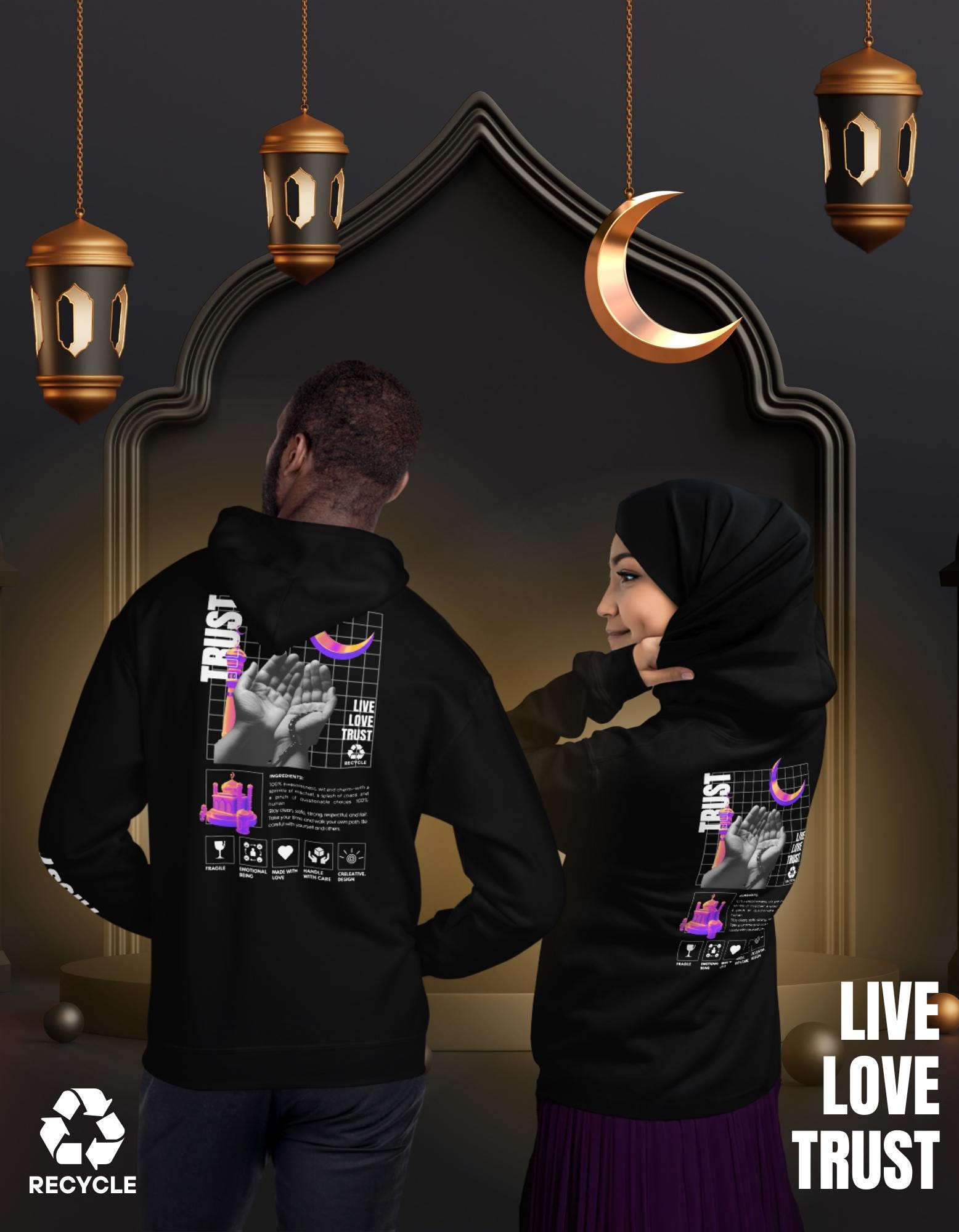 Ramadan Special - Limited Edition Unisex-statementhoodie Ramadan Special - Limited Edition Unisex-statementhoodie von creleative