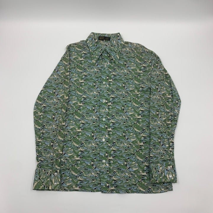 Vintage H.i.s All Over Print Button Up Shirt Made in Usa Gr. L von crickscraftstore