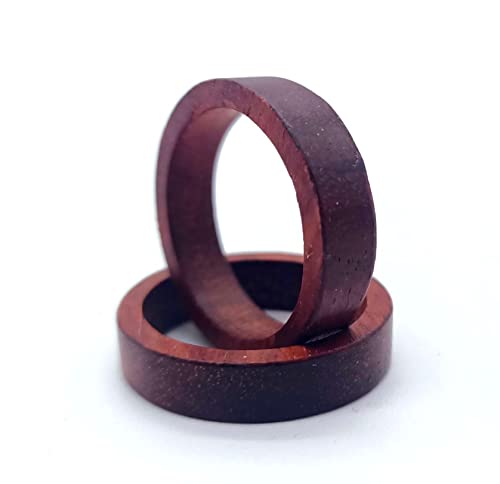 crigema - Ring aus natürlichem Sandelholz - Schwarz oder Braun - Herren Damen, 17,5, Holz, Holz crigema - Ring aus natürlichem Sandelholz - Schwarz oder Braun - Herren Damen, 17,5, Holz, Holz von crigema