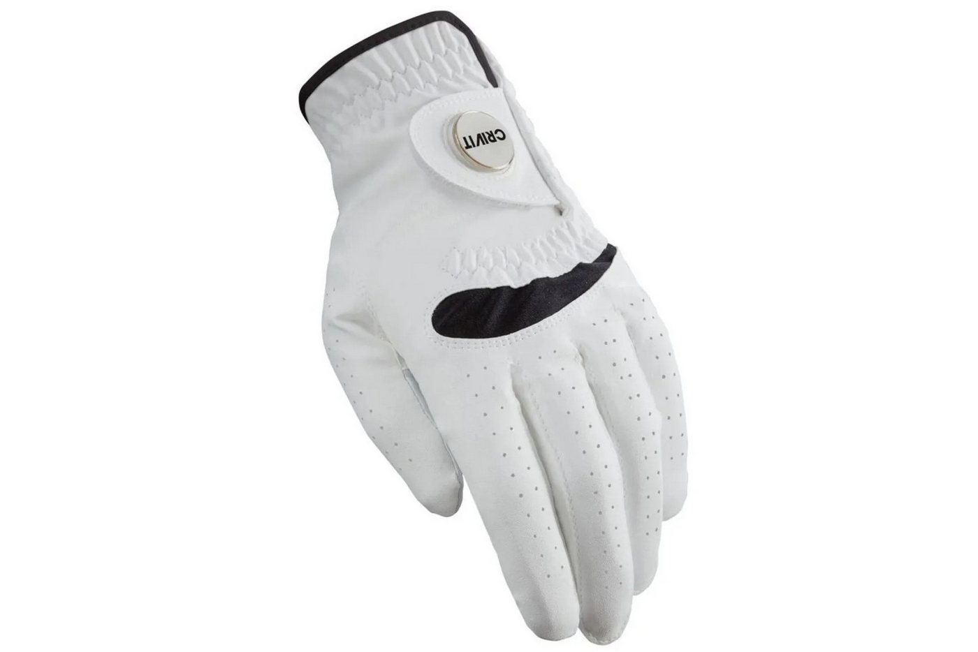 crivit Golfhandschuh Crivit Golfhandschuh Weiß Damen S/M/L PU-Allwetter-Handschuh mit idealem Grip von crivit