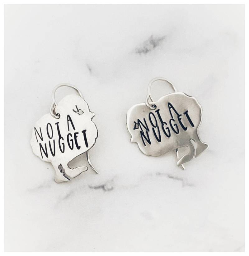 Kleine Küken Ohrringe-Recyceltes Sterling-Minimalist Ohrringe-Minimalist Schmuck-Vegan Ohrringe-Vegan Geschenk-Hühner von crobinsondesign