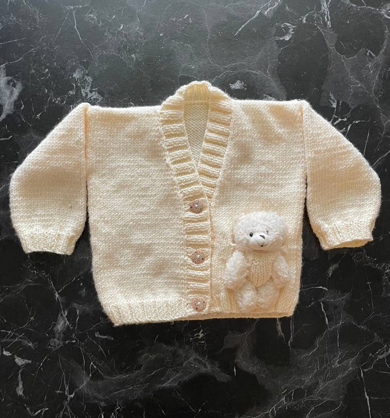 Teddybär-Jacke Mädchen Kinder/Baby Jacke Frühling Herbst von crochetateliersevgi