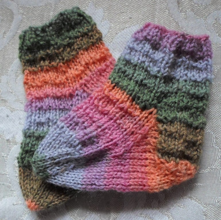 Babysocken/Kleinkindsocken - Handgestrickte Socken Baby Bis 12 Monate von crochetknittingqueen