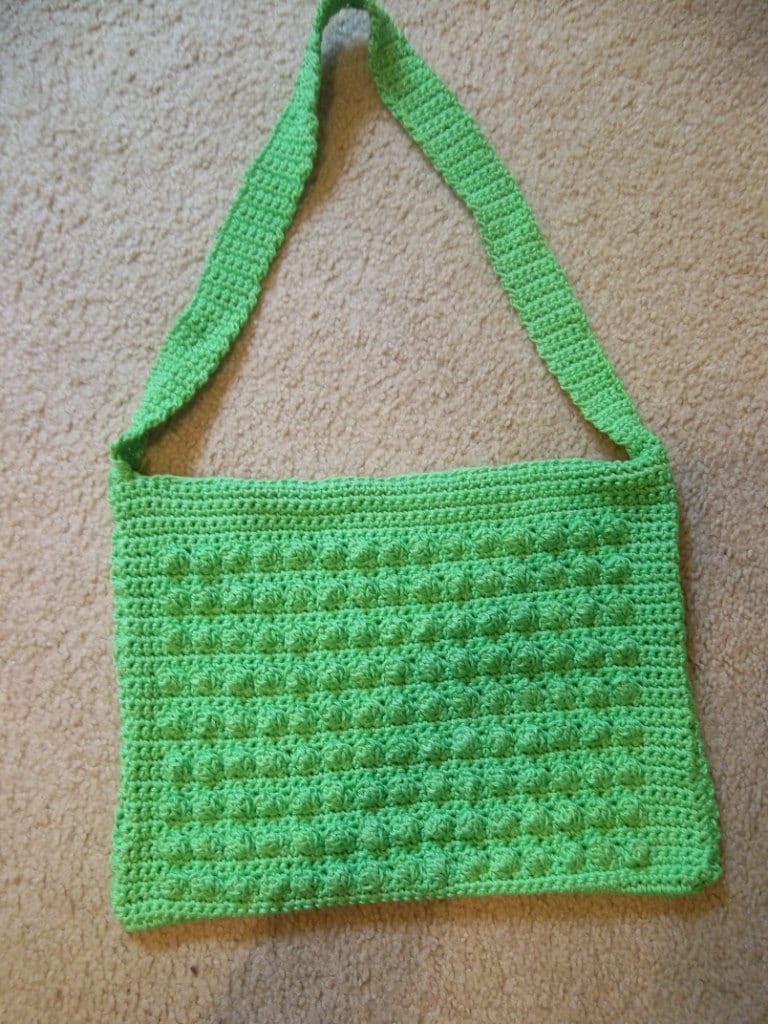 Geldbörse - Gehäkelte Mit Grünem Riemen Geldbörse, Um Zur Schule Zu Gehen Stadt Geldbörse - Gehäkelte Mit Grünem Riemen Geldbörse, Um Zur Schule Zu Gehen Stadt von crochetknittingqueen