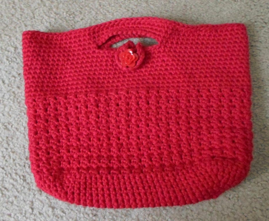 Geldbörse - Stadt Häkeln Rote Häkel von crochetknittingqueen