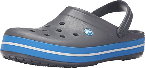 Crocs Unisex Adult Crocband Clog, Charcoal/Ocean,41/42 EU von Crocs