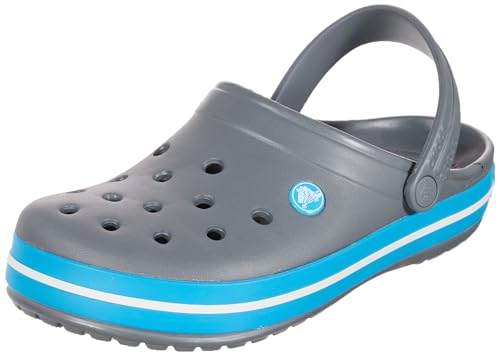 Crocs Unisex Adult Crocband Clog, Charcoal/Ocean,46/47 EU von Crocs