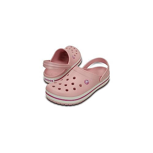 Crocs Unisex Adult Crocband Clog, Pearl Pink/Wild Orchid,36/37 EU von Crocs