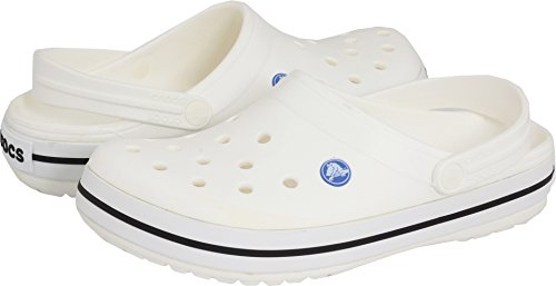 Crocs Unisex Adult Crocband Clog, White,48/49 EU von Crocs