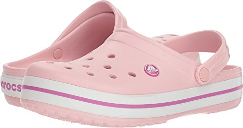 Crocs Unisex Adult Crocband Clog, Pearl Pink/Wild Orchid,36/37 EU von Crocs