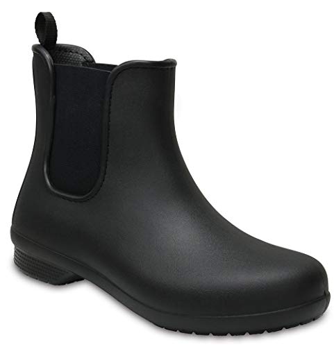 Crocs Herren Freesail Chelsea Boot W Stiefel, Black/Black, 34/35 EU von Crocs
