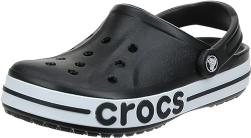 Crocs Unisex Adult Bayaband Clog, Black/White, 41/42 EU von Crocs