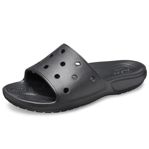 Crocs Classic Slide – Unisex Sandalen für Erwachsene – Bequeme Schuhe für den Strand – Schwarz – Größe 36-37 von Crocs